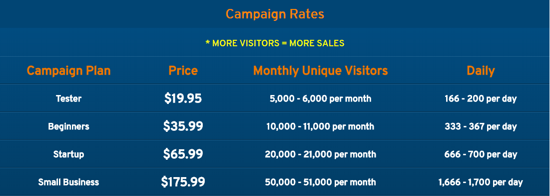targeted traffic cost